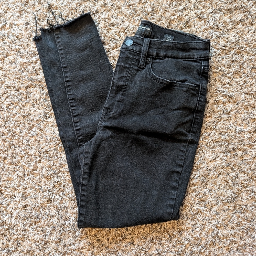 Lucky Brand Women’s High Rise Bridgette Black Skinny Jeans